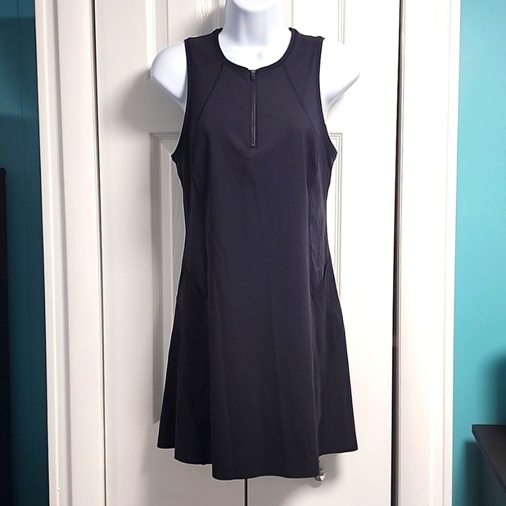 Women's Athleta Match Point Dress Black Small